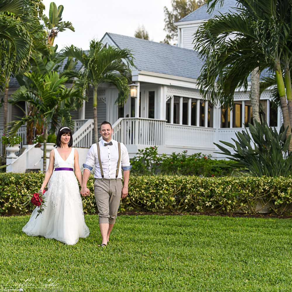 Sanibel Island Hochzeit Foto zeigt Paar am Casa Ybel Resort