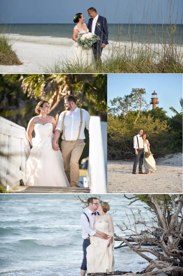 Bodas en la playa Sanibel Island,