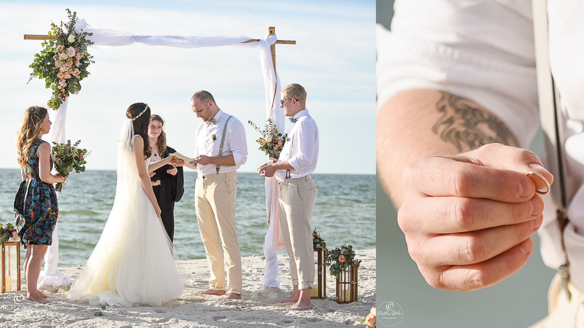 Elopement wedding eine Strandhochzeit in Naples Florida