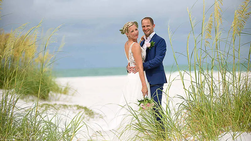 Boda Anna Maria Island en la playa