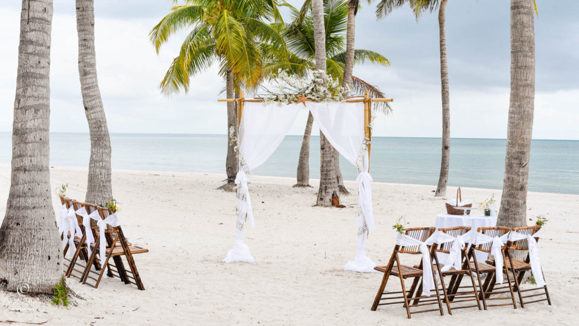 Boda bohemia en la playa, foto de la decoración de la playa