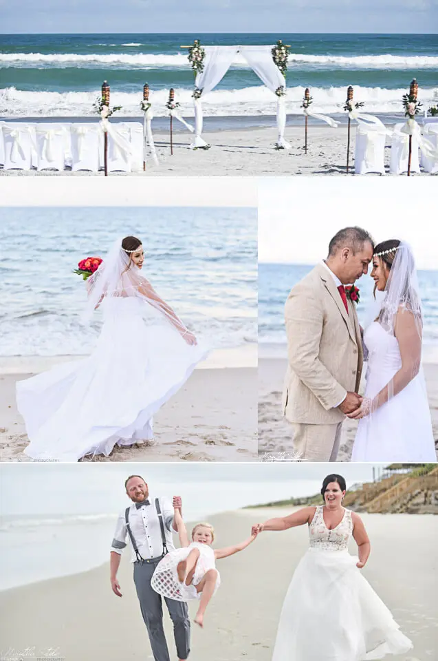 Boda en la playa Cocoa Beach