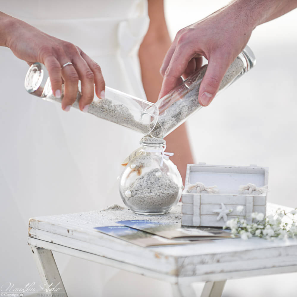 Boda en la playa en Florida, foto de la ceremonia en la arena