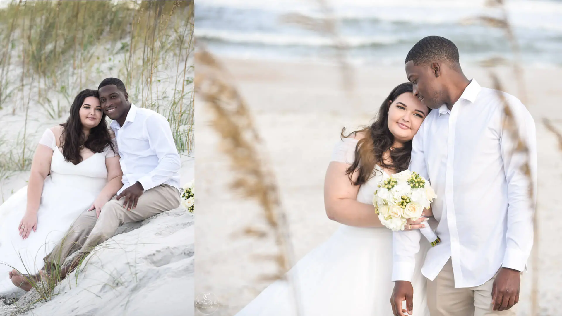 Basis Hochzeitspaket Florida am Strand, Foto von Brautpaar in Jacksonville