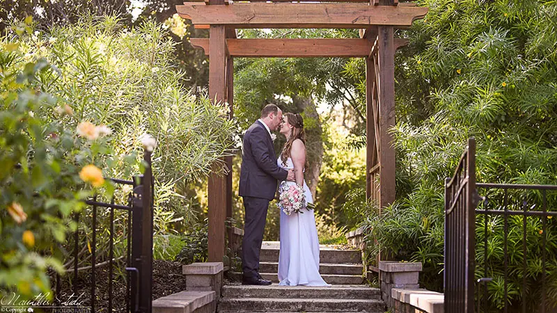 Paquetes de boda en el jardín
